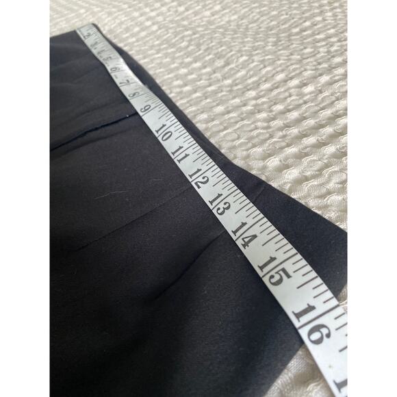 Atelier Women’s Black Flat Front Seam Ankle Pants‎ Sz 4 - Picture 5 of 11